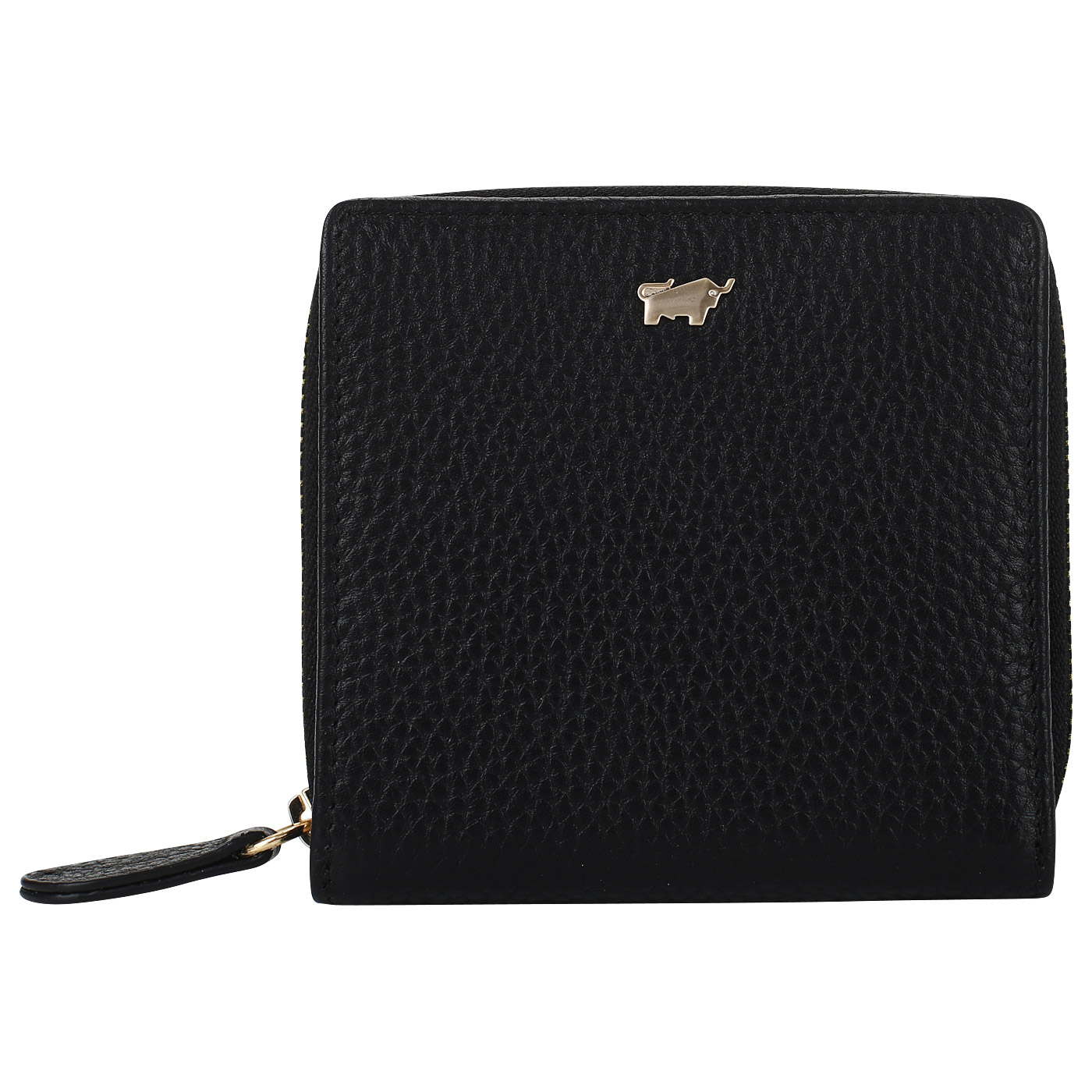 Braun Buffel Черный кожаный кошелек