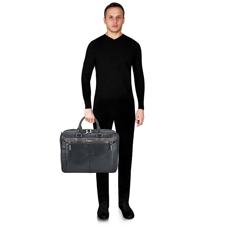 Мужская кожаная деловая сумка Giudi 
