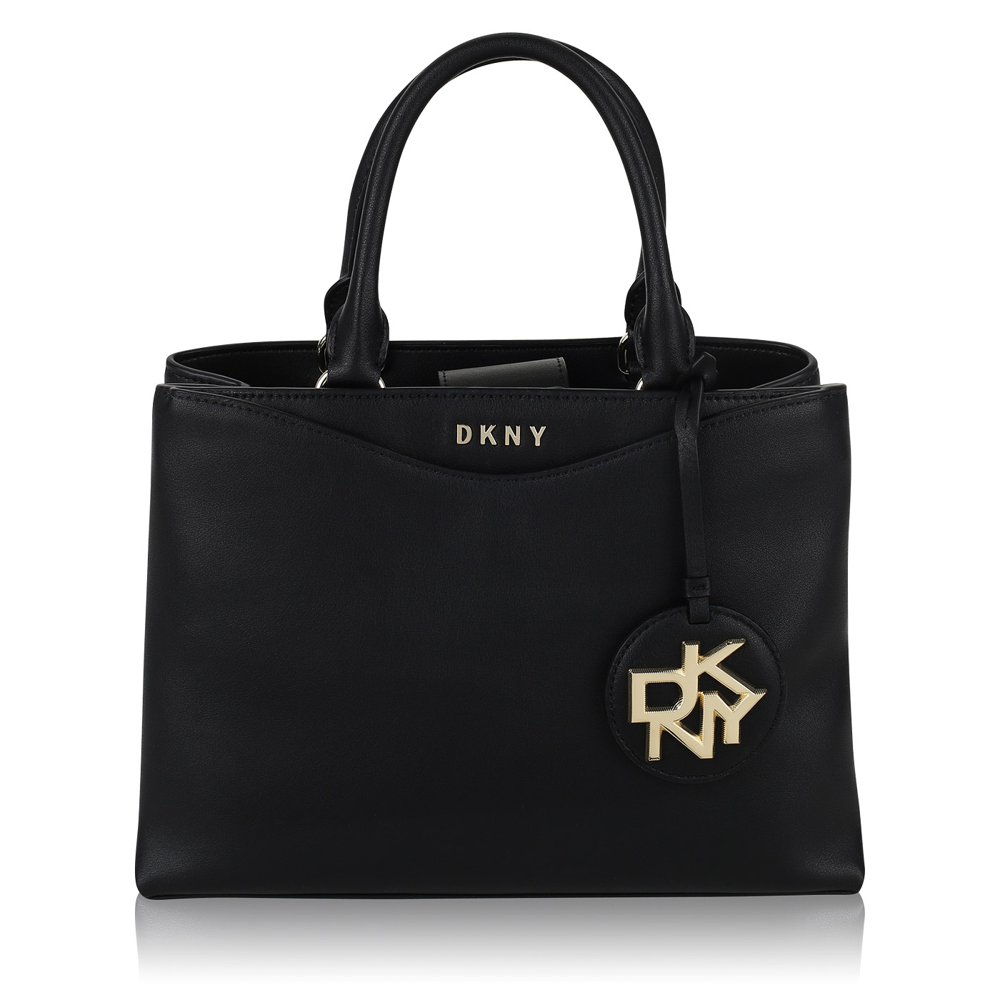 DKNY Кожаная сумка с брелоком