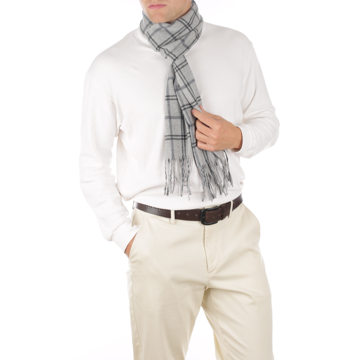 Шарф в клетку Jonas Hanway 