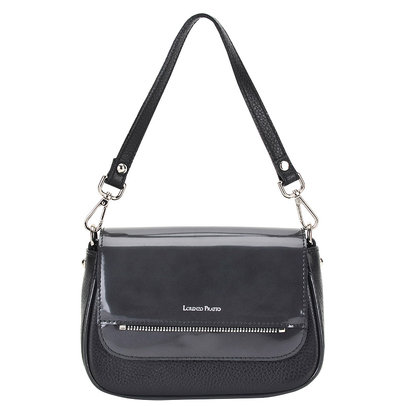 Lorenzo Pratto Женская кожаная сумка через плечо