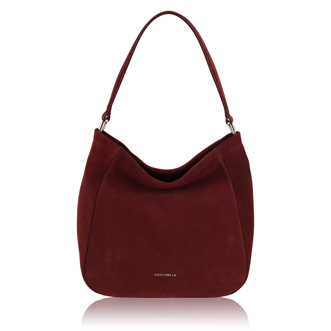 Сумка-хобо из замши Coccinelle Rendez-vous suede GT1 13 01 01_marsala ...