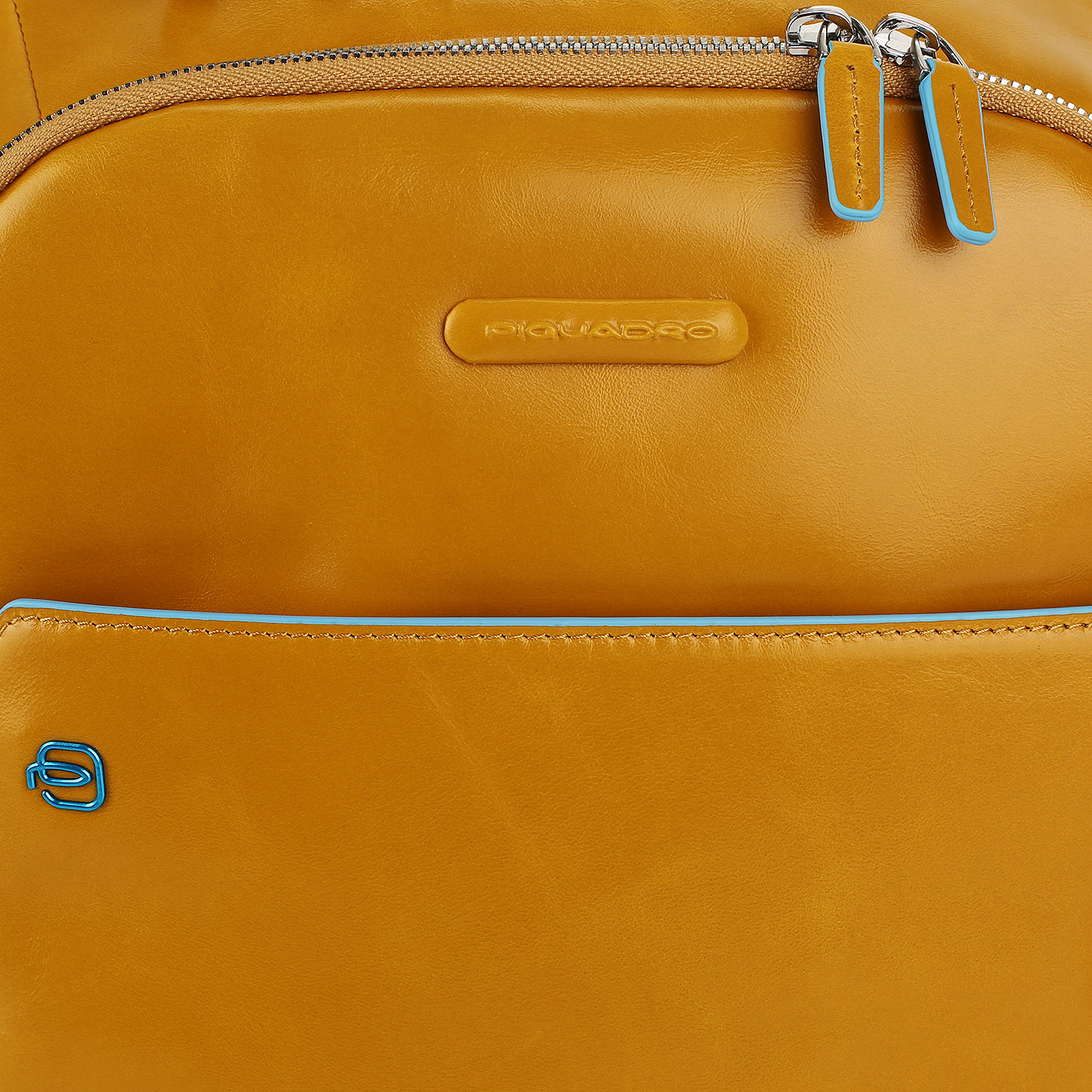 Кожаный рюкзак Piquadro Blue square